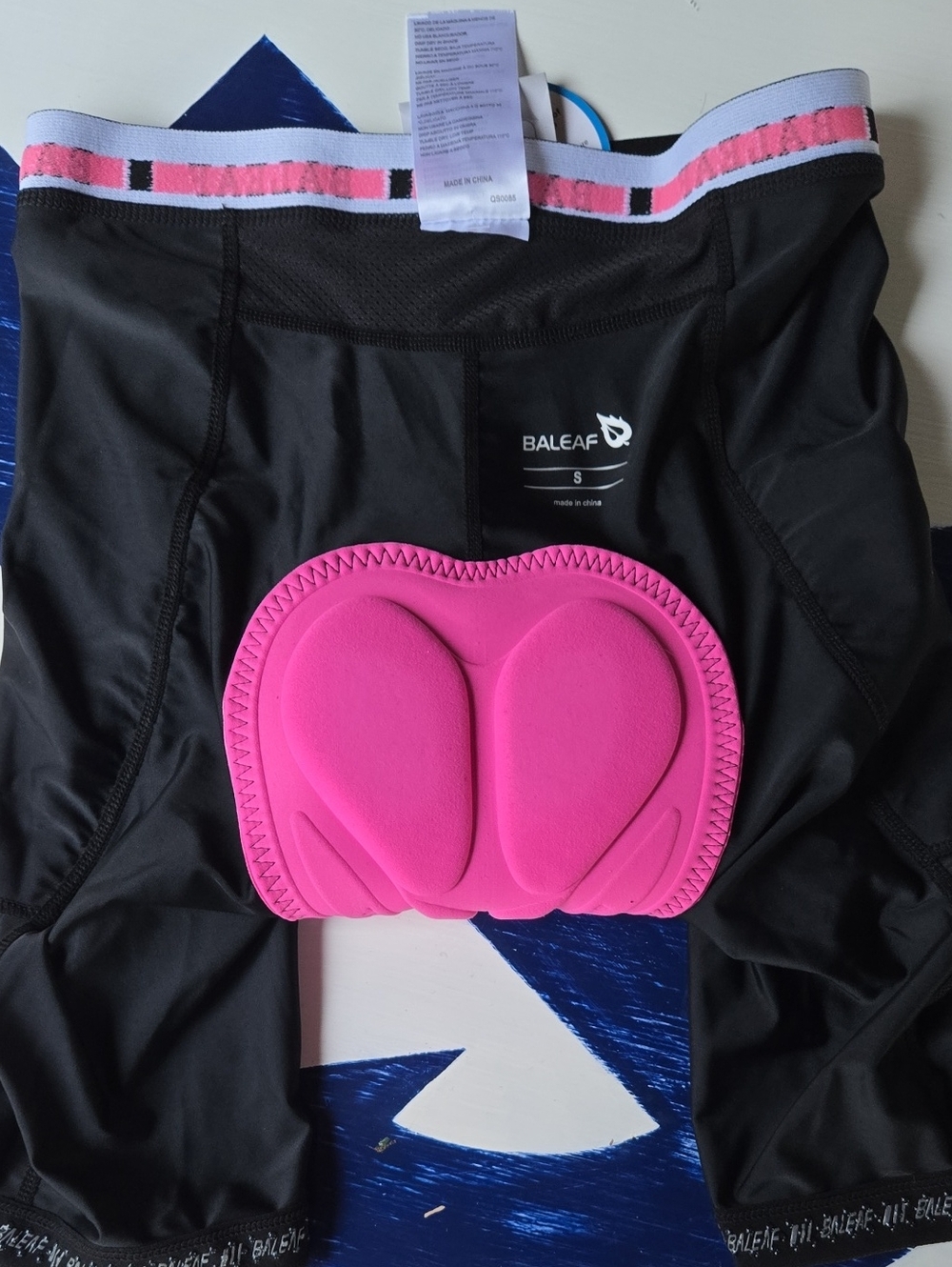 Baleaf Black Padded Biker Shorts Size Small - Picture 5 of 9